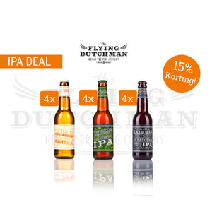Special IPA Deal: 12 IPA flessen met 15% korting