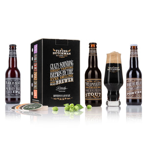 Giftpack with 3 dark beers and a Flying Dutchman glass!