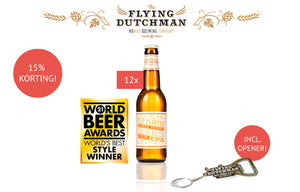Beste Witbier van de Wereld - 12 flessen plus unieke Flying Dutchman flesopener!
